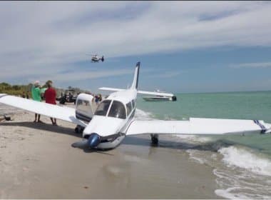 Avião mata banhista ao aterrissar em praia dos Estados Unidos