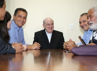 Rui Costa se reúne com Dom Murilo Krieger para pedir apoio da Igreja Católica