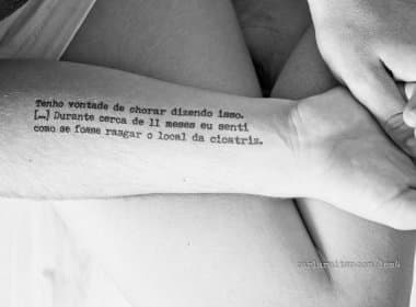Mulheres tatuam corpo para denunciar violência obstétrica em hospitais brasileiros