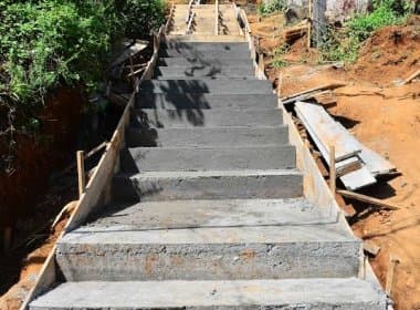 Meta do Degrau Legal é recuperar 300 escadarias por ano; obras já começaram em 33 delas