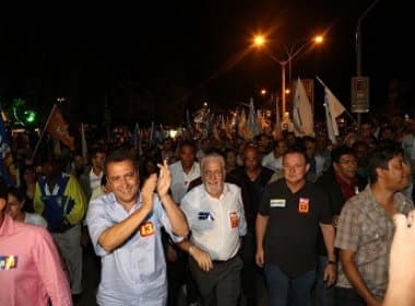 Rui Costa marcha com prefeito do PSDB no semiárido baiano