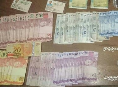 Porto Seguro: Polícia apreende R$ 640 em notas falsas com estelionatários
