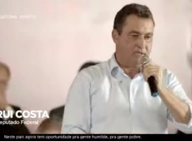 PT e Rui Costa são multados em R$ 144 mil por propaganda eleitoral antecipada