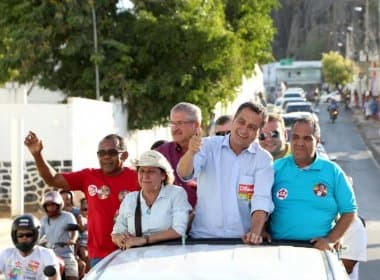 Lídice e Rui pedem voto para Dilma no interior