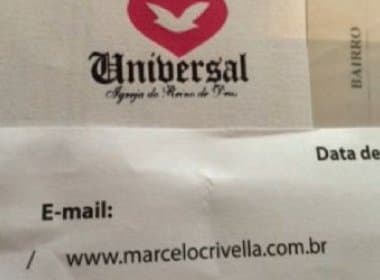 Templo da Universal é lacrado no Rio com propaganda eleitoral de Marcelo Crivella