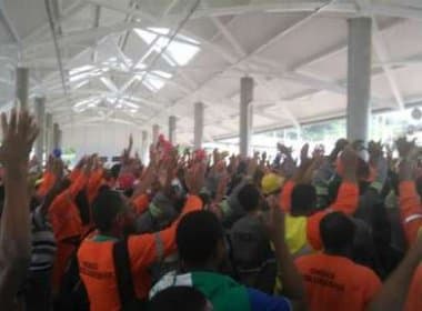 Trabalhadores do Metrô de Salvador irão paralisar obras na segunda-feira