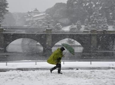 Sobe para 11 o número de mortos no Japão pela tempestade de neve