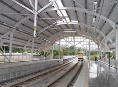 Estação Bom Juá do metrô de Salvador deve iniciar operações em abril