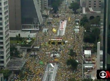 Maioria das pessoas participou de protesto para protestar contra corrupção, diz Datafolha