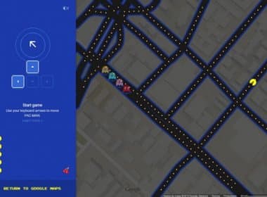 PAC-MAN ganha versão no Google Maps