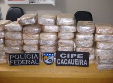 PF apreende 45 quilos de cocaína em Itajuípe