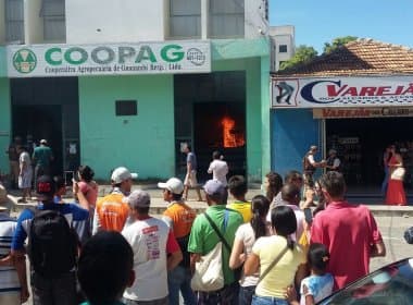 Incêndio atinge cooperativa agropecuária em Guanambi