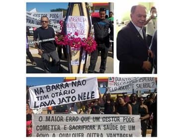 Vice-governador é hostilizado em Barra: ‘Leão, cadê o Lava Jato?’