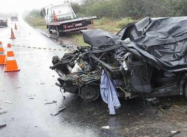 Dois jovens morrem em acidente na BR-116 entre Brejões e Milagres