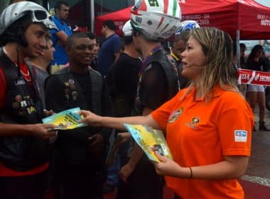 Porto Seguro: Detran promove campanha no Encontro Nacional de Motociclismo