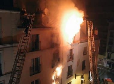 Incêndio em prédio de Paris deixa pelo menos oito moradores mortos