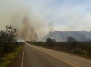 Incêndio atinge Parque Nacional da Chapada Diamantina