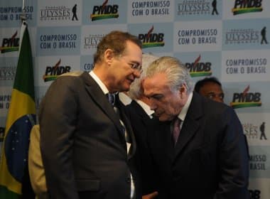 Temer rebate Renan: ‘O PMDB não tem dono. Nem coronéis’