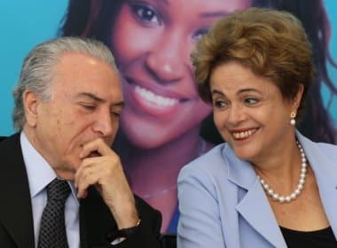 Dilma Rousseff e Michel Temer se reúnem pela primeira vez no ano