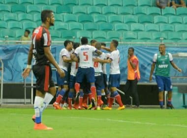  Sem brilho, Bahia bate Flamengo de Guanambi na Arena Fonte Nova