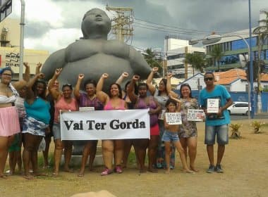 ‘Vai ter gorda na praia’ realiza ato em defesa de ‘gordinhos e gordinhas’ em Salvador