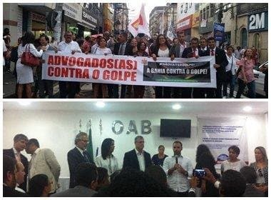 Justiça: Grupo de advogados entrega manifesto contra impeachment a Luiz Viana