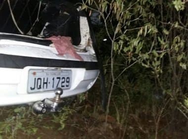Duas mulheres morrem em acidente de carro na BR-420 entre Itaquara e Santa Inês