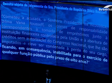 Senadores decidem que Dilma poderá exercer funções públicas