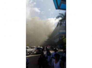 Incêndio atinge módulo de faculdade em Salvador