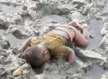 Foto de bebê morto após naufrágio em rio de Mianmar provoca comoção internacional