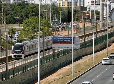 Com 87% das obras, Linha 2 do metrô faz primeira viagem teste da Rodoviária à Pituaçu