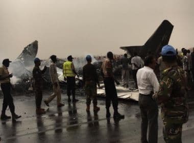 Avião com pelo menos 40 ocupantes cai no Sudão do Sul e todos sobrevivem