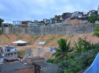 Prefeitura entrega primeira fase de obra de contenção de encosta em Barro Branco