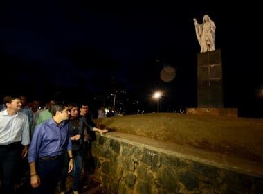 Monumento do Cristo da Barra é tombado e prefeitura anuncia requalificação de obra