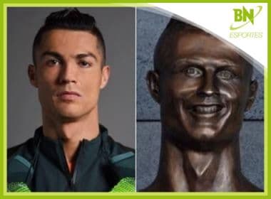 Piada com busto de Cristiano Ronaldo é destaque na coluna Esportes