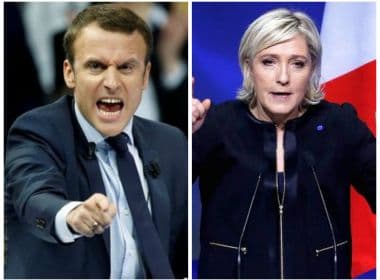 Macron e Marine Le Pen vencem primeiro turno das eleições da França