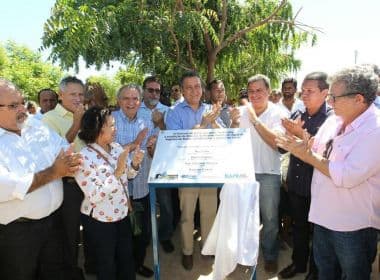 Governador entrega sistema de abastecimento de água na zona rural de Itaguaçu