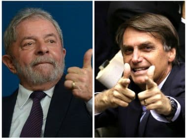 Lula e Bolsonaro lideram pesquisa de intenções de voto pós-delações da Odebrecht