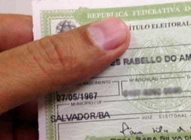 Mais de 144 mil eleitores podem ter o título cancelado na Bahia