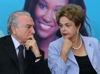 MPE pede cassação de chapa Dilma-Temer e inelegibilidade de Dilma por oito anos
