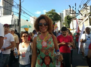 Manifestantes convidam moradores da Vitória para protesto: ‘Momento de união’