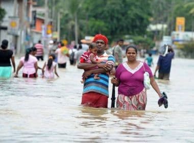 Inundações causam mais de 100 mortes no Sri Lanka