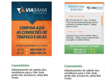 São João: Motoristas podem acompanhar condições das estradas baianas; veja como