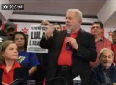 Lula diz que sentença fecha 'golpe' e que ficaria mais feliz se condenado por prova