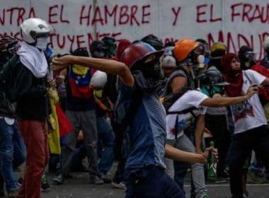Jovem morre após ser atingido por tiro durante manifestação na Venezuela