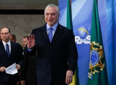 Temer vai ao Rio de Janeiro acompanhar atuação das Forças Armadas no estado