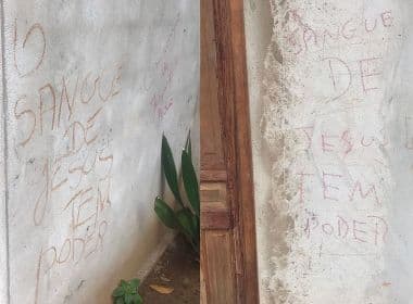 Lauro de Freitas: Terreiro de candomblé sofre vandalismo; Polícia promete investigar caso