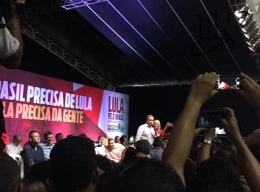 Na Fonte Nova, Lula participa de lançamento de livro sobre condenações da Lava Jato