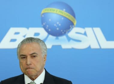 'Obstrução urológica' levou Temer ao atendimento médico em Brasília