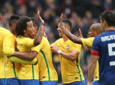 Brasil abre o placar com pênalti marcado por árbitro de vídeo e vence Japão